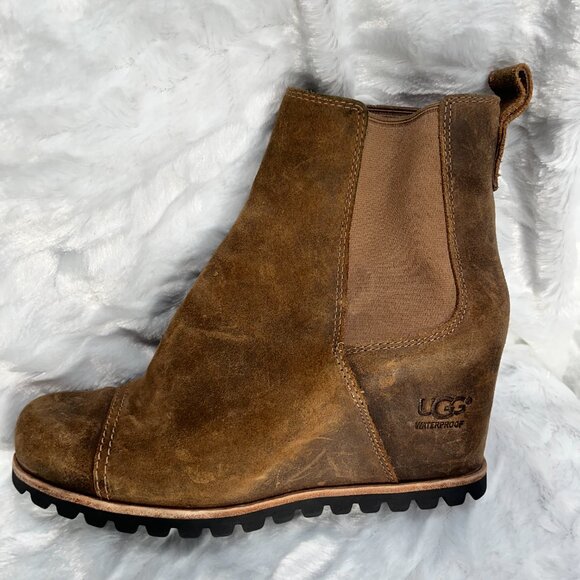 UGG Pax waterproof wedge ankle boots- ****Like NEW*** - Picture 9 of 9